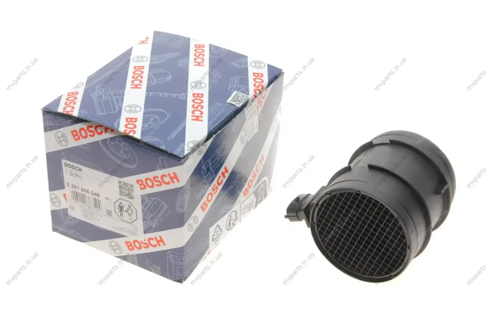 Витратомір повітря Fiat Ducato/Iveco 2.3/3.0JTD 06- 0 281 006 048 BOSCH 0-281-006-048 (фото 1)