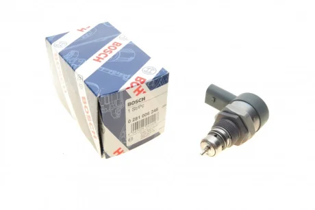 Клапан редукционный рейки паливної BMW 5 (F10)/7 (F01-F04) 12-16 (N57) 0 281 006 246 BOSCH 0-281-006-246
