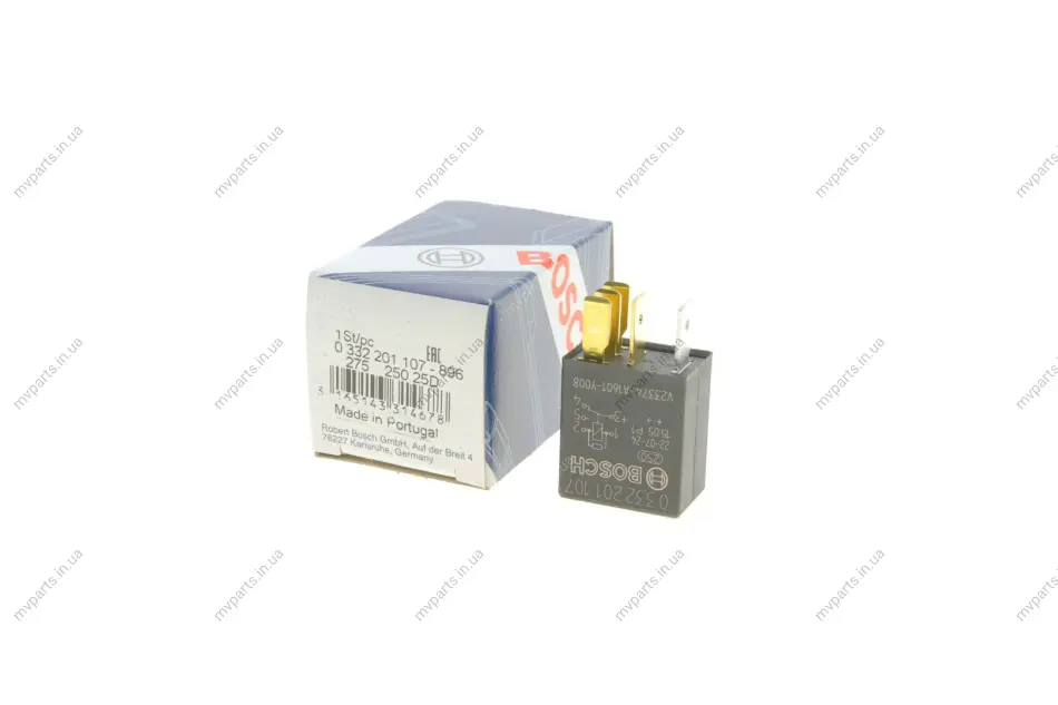 Реле поворотів (12V) MB Sprinter/VW LT 96- 0 332 201 107 BOSCH 0-332-201-107 (фото 1)