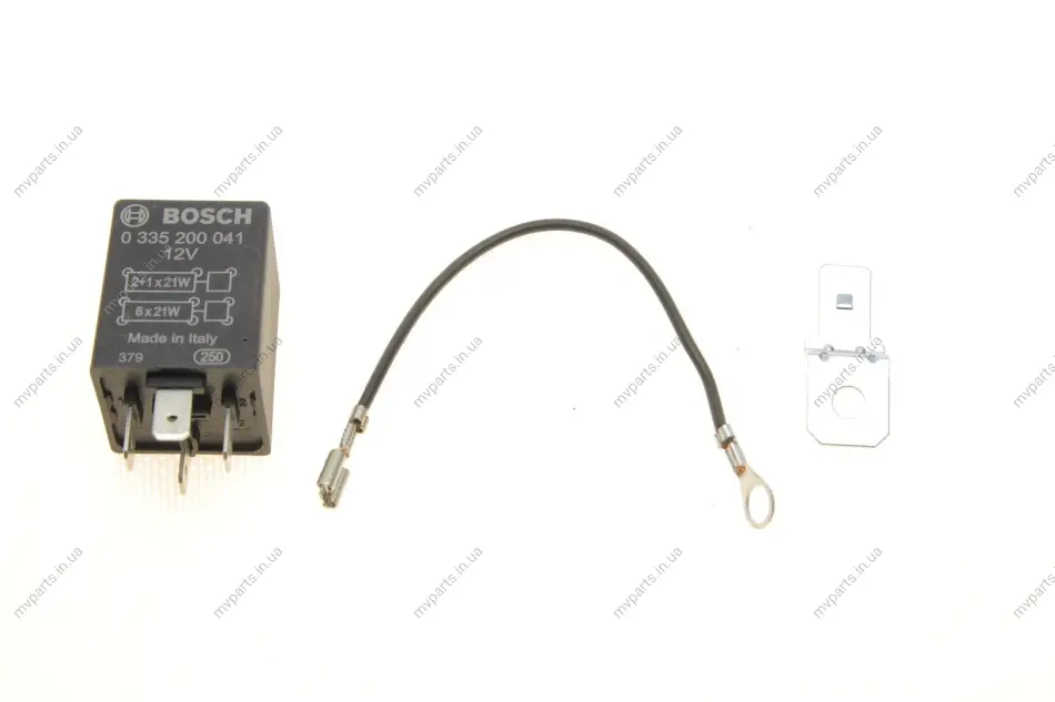 Реле-перемикач сигналу повороту (12V) MB/Volvo 75-89 0 335 200 041 BOSCH 0-335-200-041 (фото 1)