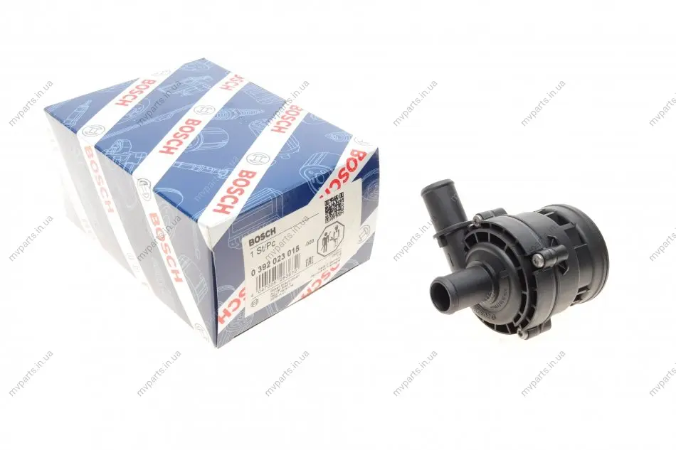 Насос системи охолодження (додатковий) Opel Vivaro B/Renault Master III 2.3CDTI/dCi 06- (12V) 0 392 023 015 BOSCH 0-392-023-015 (фото 1)