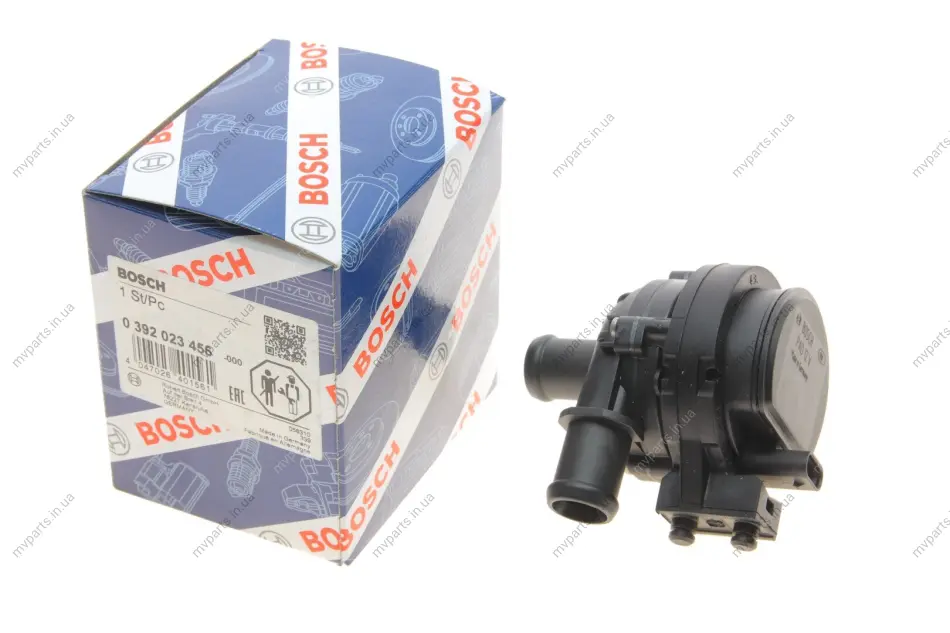 Насос системи охолодження (додатковий) VW Caddy IV/Passat 1.6TDI/2.0TDI 14- 0 392 023 456 BOSCH 0-392-023-456 (фото 1)