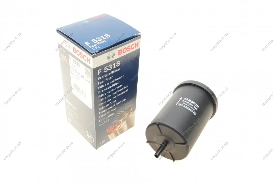 Фільтр паливний VW T5 2.0-3.2 03-15 0 450 905 318 BOSCH 0-450-905-318 (фото 1)