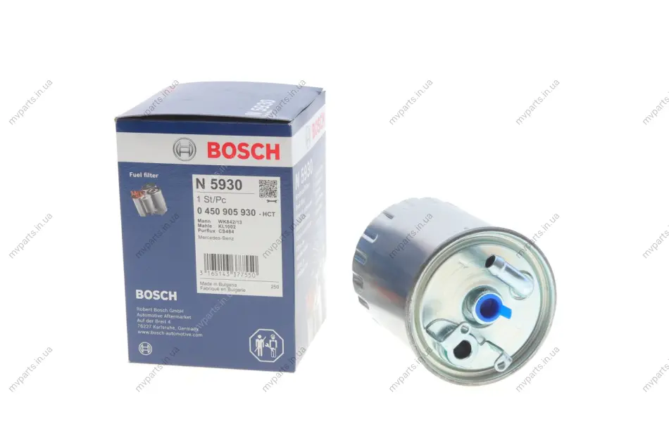 Фільтр паливний MB Sprinter/Vito CDI -06 0 450 905 930 BOSCH 0-450-905-930 (фото 1)
