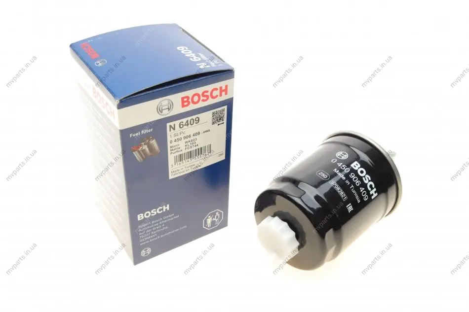 Фільтр паливний VW Caddy II 1.9TDI 95-04 0 450 906 409 BOSCH 0-450-906-409 (фото 1)