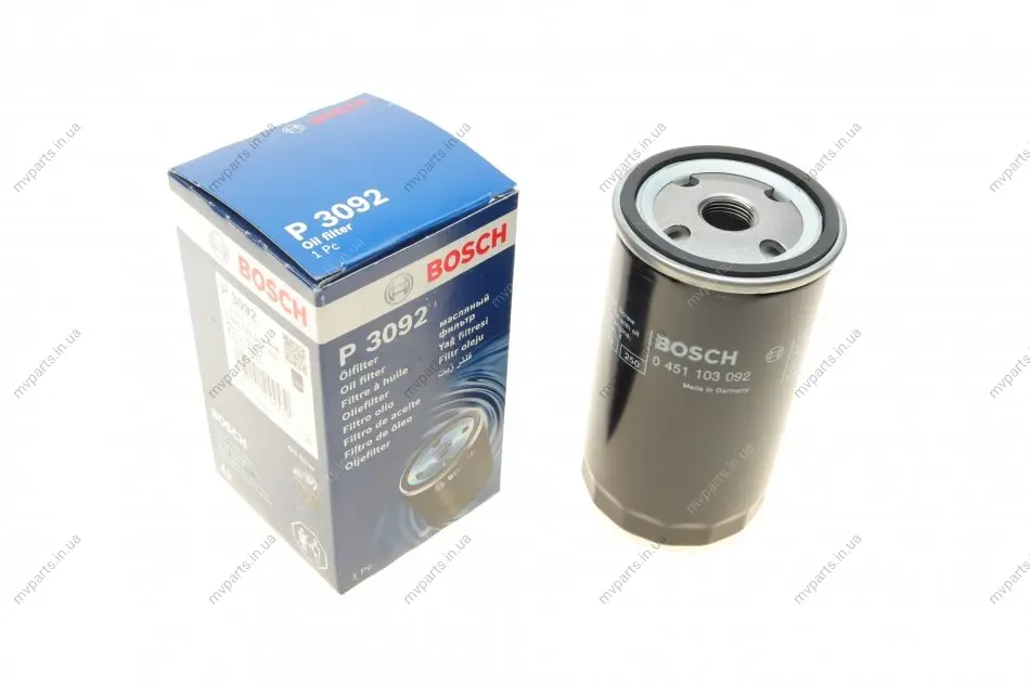Фільтр масляний Ford Escort/Fiesta 84- 0 451 103 092 BOSCH 0-451-103-092 (фото 1)