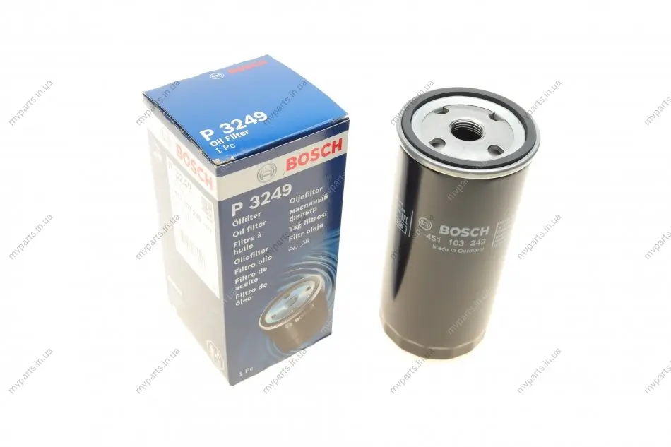 Фільтр масляний Audi 80/VW Passat 1.9TDI 91- 0 451 103 249 BOSCH 0-451-103-249 (фото 1)