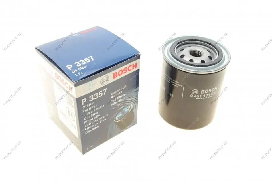 Фільтр масляний Ford Maverick 2.7TD 96-98/Nissan Pathfinder/Patrol 86-97 0 451 103 357 BOSCH 0-451-103-357 (фото 1)