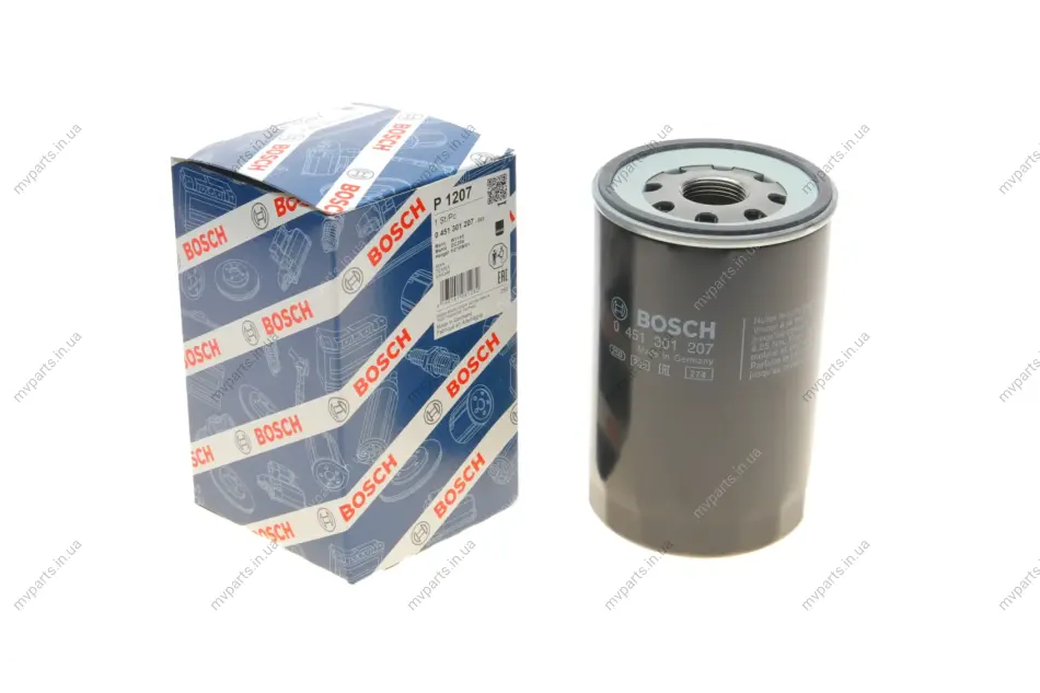 Фільтр масляний Iveco/VW/Mann G90/ L2000/ M90 87- 0 451 301 207 BOSCH 0-451-301-207 (фото 1)