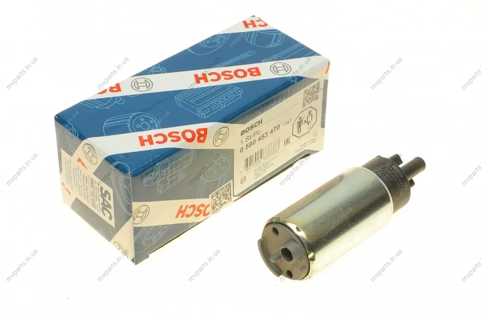 Насос паливний Hyundai Accent 1.3-1.6 99-/Sonata 2.0/2.4 05- (електро) 0 580 453 470 BOSCH 0-580-453-470 (фото 1)