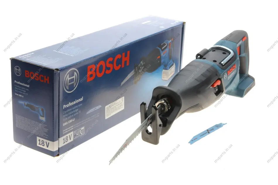 Пила шабельна акумуляторна GSA 185-LI (1100W) (+2 полотна/Без АКБ) 0 601 6C0 020 BOSCH 0-601-6C0-020 (фото 1)