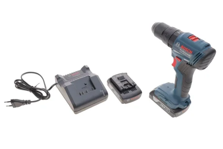 Шуруповерт акумуляторний GSB 185-LI 18V/2.0Ah 50 Нм (2 акб + зарядка) 0 601 9K3 100 BOSCH 0-601-9K3-100