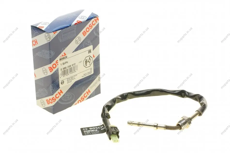Датчик температури ОГ MB Sprinter 2.2 CDTI 09-(OM651) 0 986 259 012 BOSCH 0-986-259-012 (фото 1)