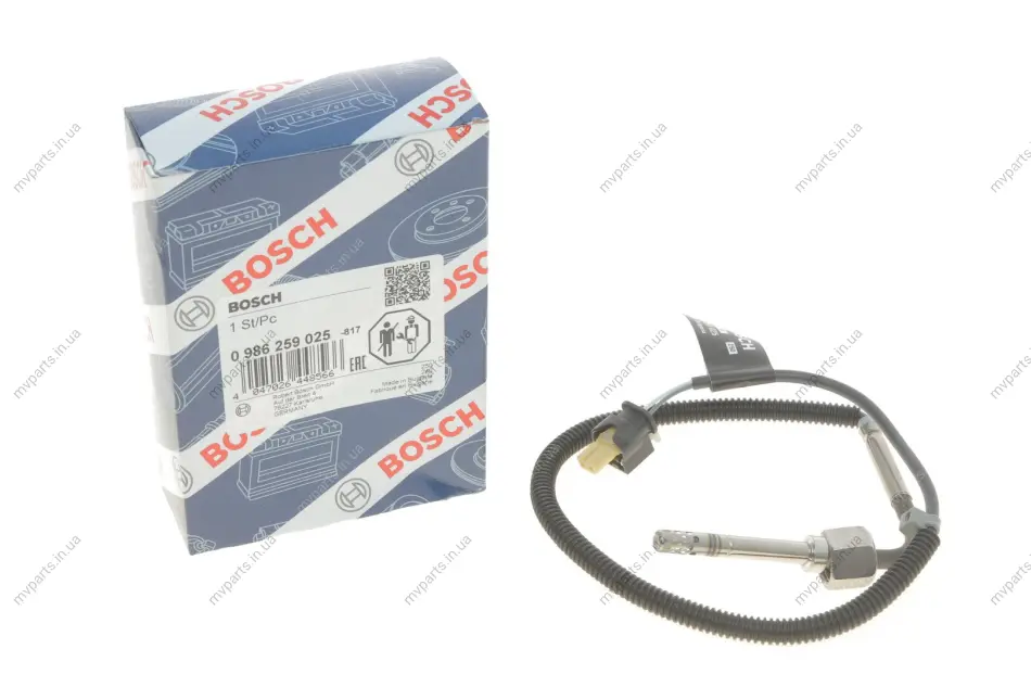 Датчик температури ВГ MB Sprinter 06- (OM646/OM642) 0 986 259 025 BOSCH 0-986-259-025 (фото 1)