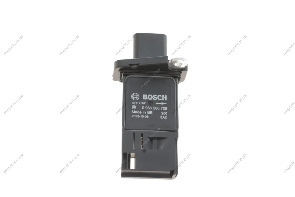 Витратомір повітря Ford Focus/Fiesta/Maverick 1.6 03- 0 986 280 705 BOSCH 0-986-280-705 (фото 1)