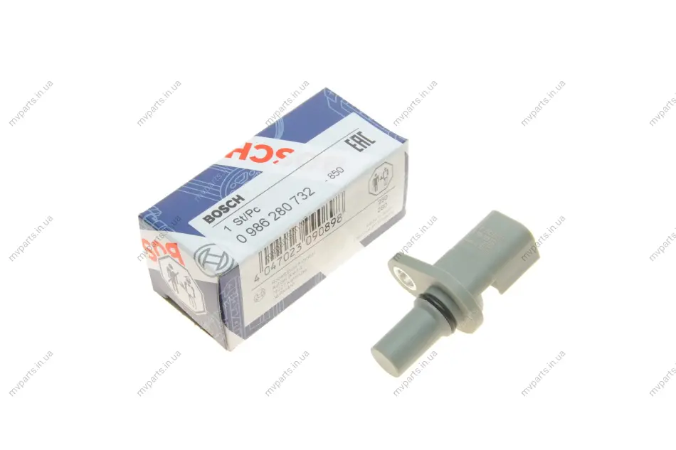 Датчик положення розподільного валу Ford Transit 2.2-2.4 TDCI 06- 0 986 280 732 BOSCH 0-986-280-732 (фото 1)
