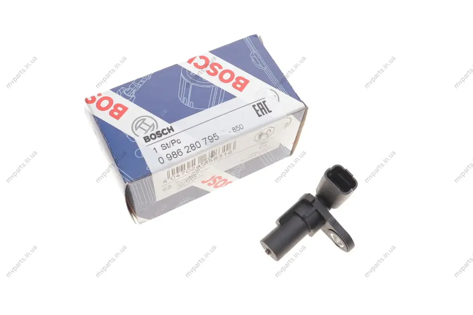 Датчик положення колінвалу Renault Trafic/Opel Vivaro 2.0i 01- 0 986 280 795 BOSCH 0-986-280-795 (фото 1)