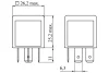 Реле насосу паливного Opel Astra F/G (12V/60A) 0 986 332 030 BOSCH 0-986-332-030 (фото 5)