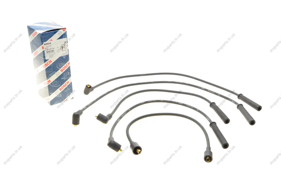 Провід запалювання Ford Escort/Fiesta/Oroin 1.1-1.6 80-92 (к-кт) 0 986 356 774 BOSCH 0-986-356-774 (фото 1)