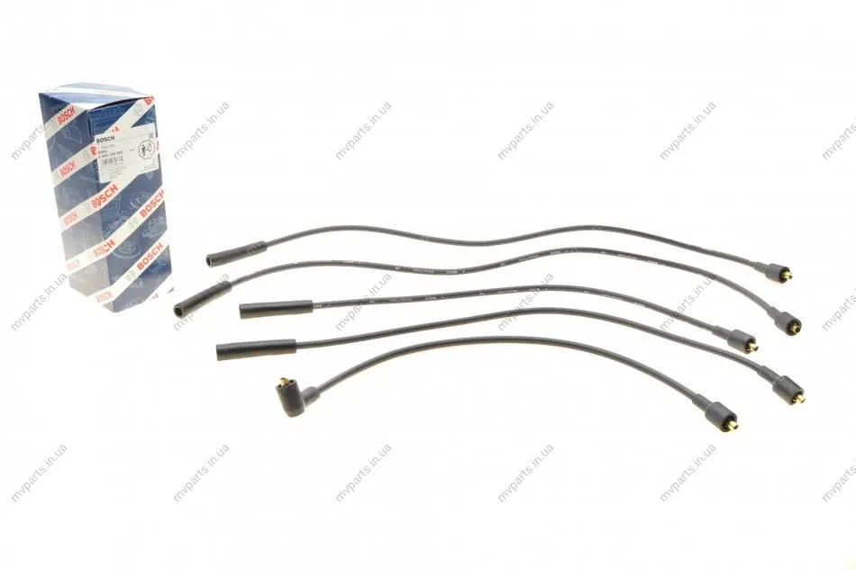 Проводи запалювання Ford Transit 77-92 (к-кт) (високовольтні) (DIN/SAE, 8мм) 0 986 356 868 BOSCH 0-986-356-868 (фото 1)