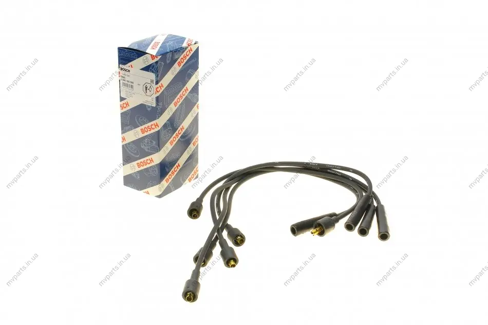 Провід запалювання Ford Escort 1.1-1.6 -90/Fiesta 1.0/1.1 -89 (к-кт) 0 986 356 880 BOSCH 0-986-356-880 (фото 1)