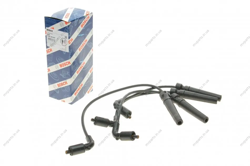 Провід запалювання Chevrolet Aveo/Daewoo Lanos 1.4/1.6 16V 97- (к-кт) 0 986 356 987 BOSCH 0-986-356-987 (фото 1)