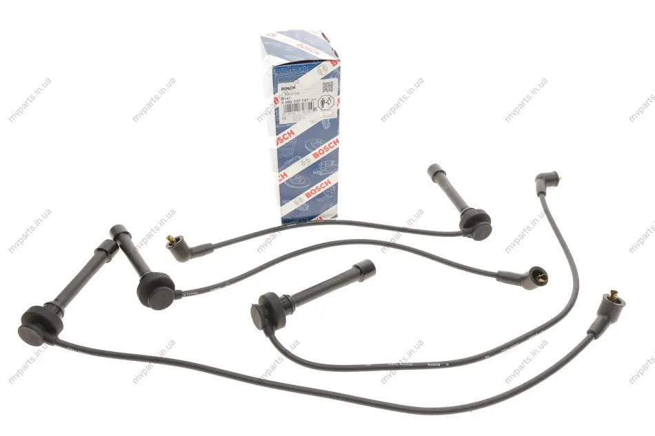 Проводи запалювання Mitsubishi Lancer II/IV/V 1.6 79-03 (к-кт) 0 986 357 147 BOSCH 0-986-357-147 (фото 1)