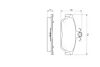 Колодки гальмівні (передні) Lada Samara 95-06/Rover 100 90-98 0 986 424 092 BOSCH 0-986-424-092 (фото 5)