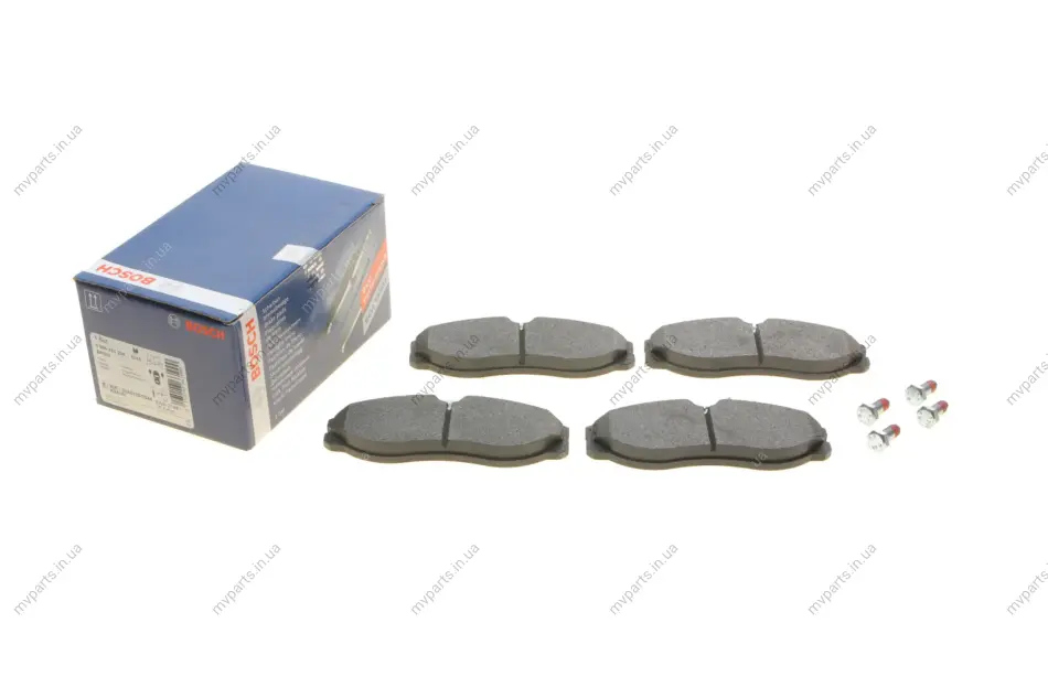 Колодки гальмівні (передні) Nissan Terrano/Venette 94-02/Ford Maverick 93-98 0 986 424 204 BOSCH 0-986-424-204 (фото 1)