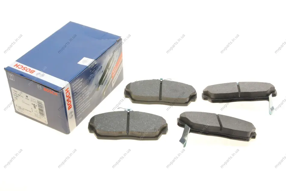 Колодки гальмівні (передні) Honda Civic VI/VII 94-05/Concerto 89-95/Rover 400 90-00 0 986 424 214 BOSCH 0-986-424-214 (фото 1)