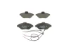 Колодки гальмівні (передні) Citroen Xantia 93-03 (з датчиками) 0 986 424 278 BOSCH 0-986-424-278 (фото 1)