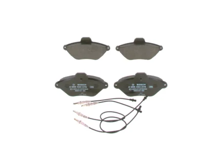 Колодки гальмівні (передні) Citroen Xantia 93-03 (з датчиками) 0 986 424 278 BOSCH 0-986-424-278