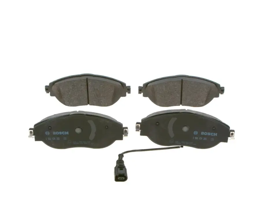 Колодки гальмівні (передні) Audi A3/Skoda Octavia III/VW Passat/Golf 13- (з датчиком) 0 986 424 285 BOSCH 0-986-424-285 (фото 1)