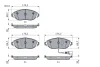 Колодки гальмівні (передні) Audi A3/Skoda Octavia III/VW Passat/Golf 13- (з датчиком) 0 986 424 285 BOSCH 0-986-424-285 (фото 5)