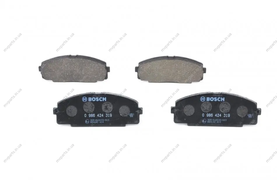 Колодки гальмівні (передні) Toyota Hiace III/IV/V 82-/Dyna 85- 0 986 424 319 BOSCH 0-986-424-319 (фото 1)