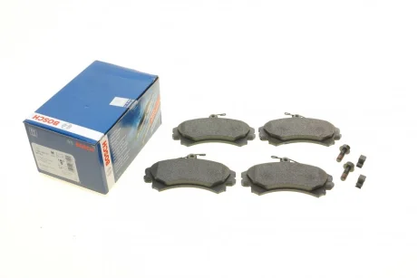 Колодки гальмівні (передні) Mitsubishi Colt 04-12/Carisma/Space Star/Volvo S40/V40 95-06/Smart 04- 0 986 424 371 BOSCH 0-986-424-371