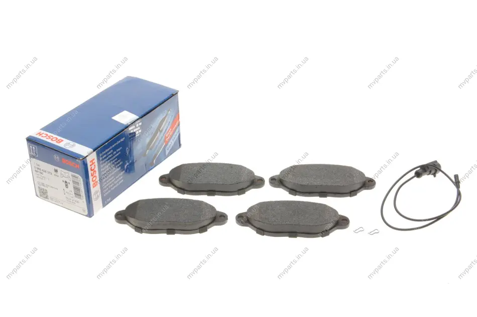 Колодки гальмівні (передні) Fiat Panda 03-/Punto 93-12 0 986 424 379 BOSCH 0-986-424-379 (фото 1)
