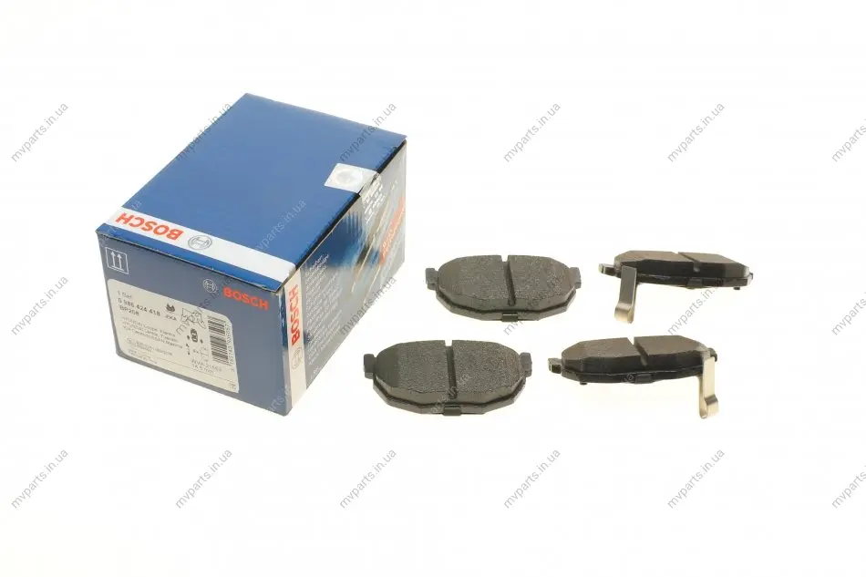 Колодки гальмівні (задні) Hyundai Elantra/Kia Cerato 00- (85.6x46.3) 0 986 424 418 BOSCH 0-986-424-418 (фото 1)