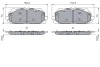 Колодки гальмівні (передні) Audi A4/A5/Q5/Q7 15-/ A5 Sportback 07-17/ A6/A7/A8/Q3/Q8/VW Touareg 17- 0 986 424 429 BOSCH 0-986-424-429 (фото 6)