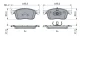 Колодки гальмівні (передні) Citroen Jumpy/Peugeot Expert 16- 0 986 424 436 BOSCH 0-986-424-436 (фото 7)