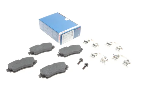 Колодки гальмівні (передні) MB A-class (W168) 97-04 (з пружинками) 0 986 424 469 BOSCH 0-986-424-469