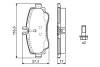 Колодка гальм. диск. MB A-CLASS передн. (вир-во Bosch) BOSCH 0-986-424-470 (фото 6)