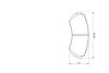 Колодка гальм. диск. NISSAN PATROL задн. (вир-во Bosch) BOSCH 0-986-424-489 (фото 6)