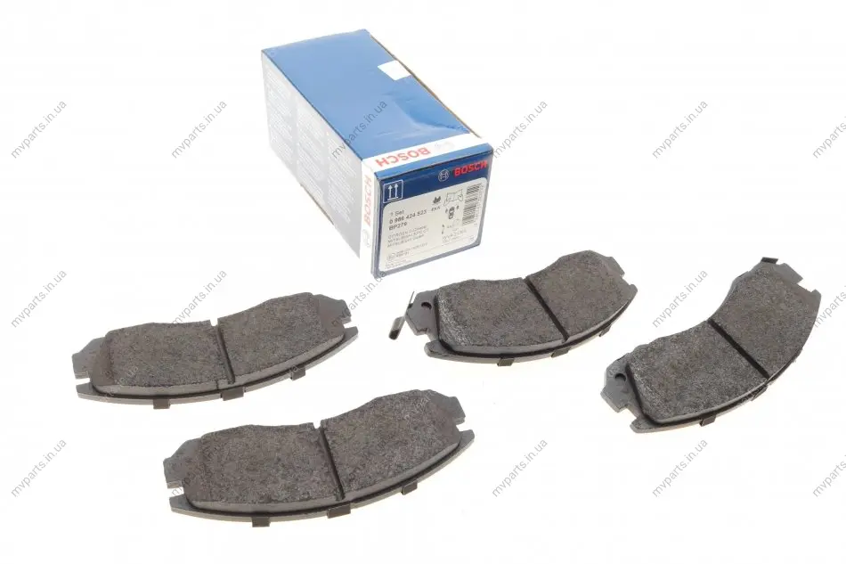 Колодки гальмівні (передні) Citroen C-Crosser 07-/Mitsubishi Outlander/Pajero 98-/Lancer/L400 94-03 0 986 424 523 BOSCH 0-986-424-523 (фото 1)
