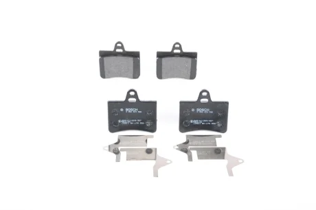 Колодки гальмівні (задні) Citroen C5 01- 0 986 424 580 BOSCH 0-986-424-580