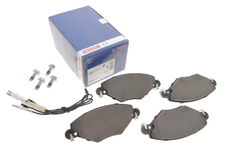 Колодки гальмівні (передні) Citroen C5 01- (Bosch) (з датчиком) 0 986 424 582 BOSCH 0-986-424-582