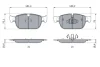 Колодки гальмівні (передні) Volvo S60/V60 18-/S90/V90/XC40/XC60 16-/XC90 14- 0 986 424 599 BOSCH 0-986-424-599 (фото 5)