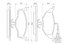 Колодки гальмівні (передні) Audi A2 1.2 TDI (+датчик) 0 986 424 632 BOSCH 0-986-424-632 (фото 5)