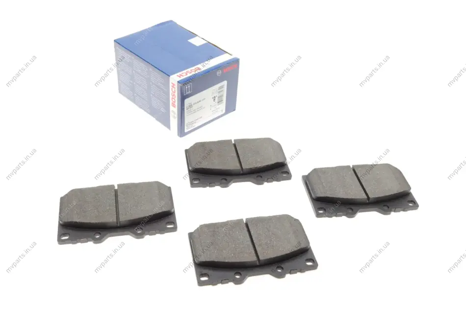 Колодки гальмівні (передні) Toyota Land Cruiser 100 98-07/Prado 02-10/Lexus LX 98-08 0 986 424 640 BOSCH 0-986-424-640 (фото 1)
