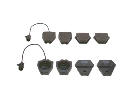 Колодки гальмівні (передні) Audi 100/A6/A8 91-02 (з датчиком) 0 986 424 689 BOSCH 0-986-424-689